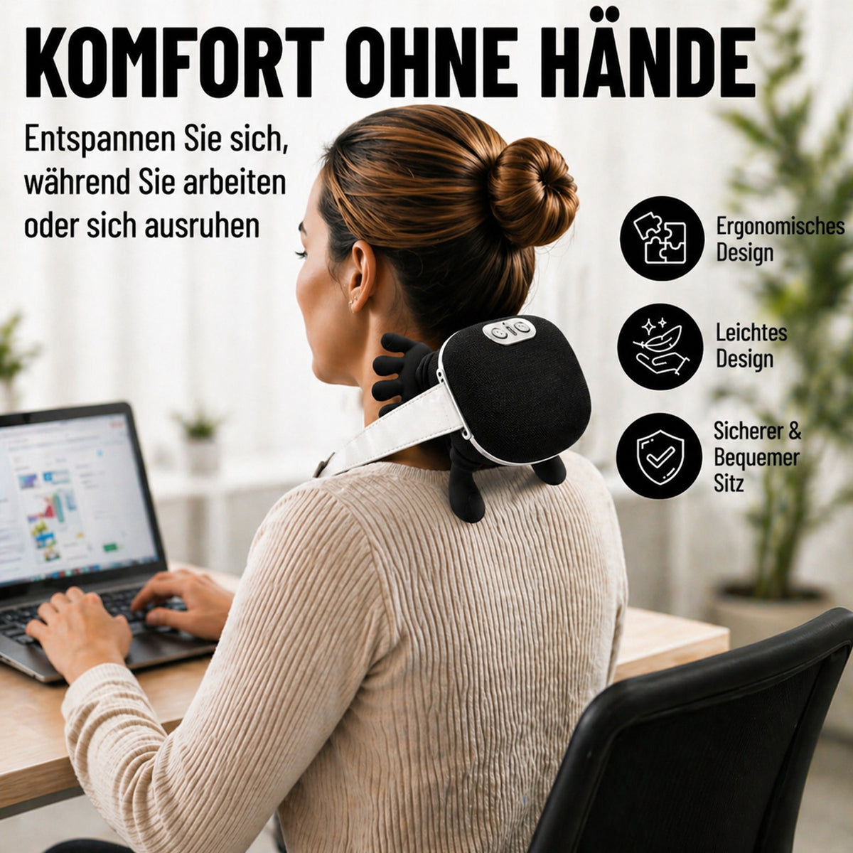 Neck Massager - Black