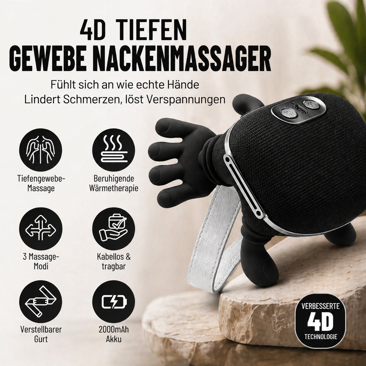 Neck Massager - Black